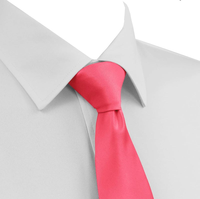 Trilece Ties for Men - Men's Solid Color Ties - Formal Neckties for Men - Neck Tie for Man - Image 2